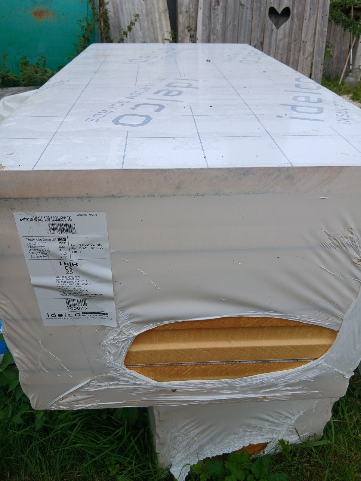 8,5 m2 Idelco aTherm Wall PIR isolatie, 12cm dik, Bricolage & Construction, Comme neuf, Enlèvement, Mousse rigide (PIR), 5 à 10 m²