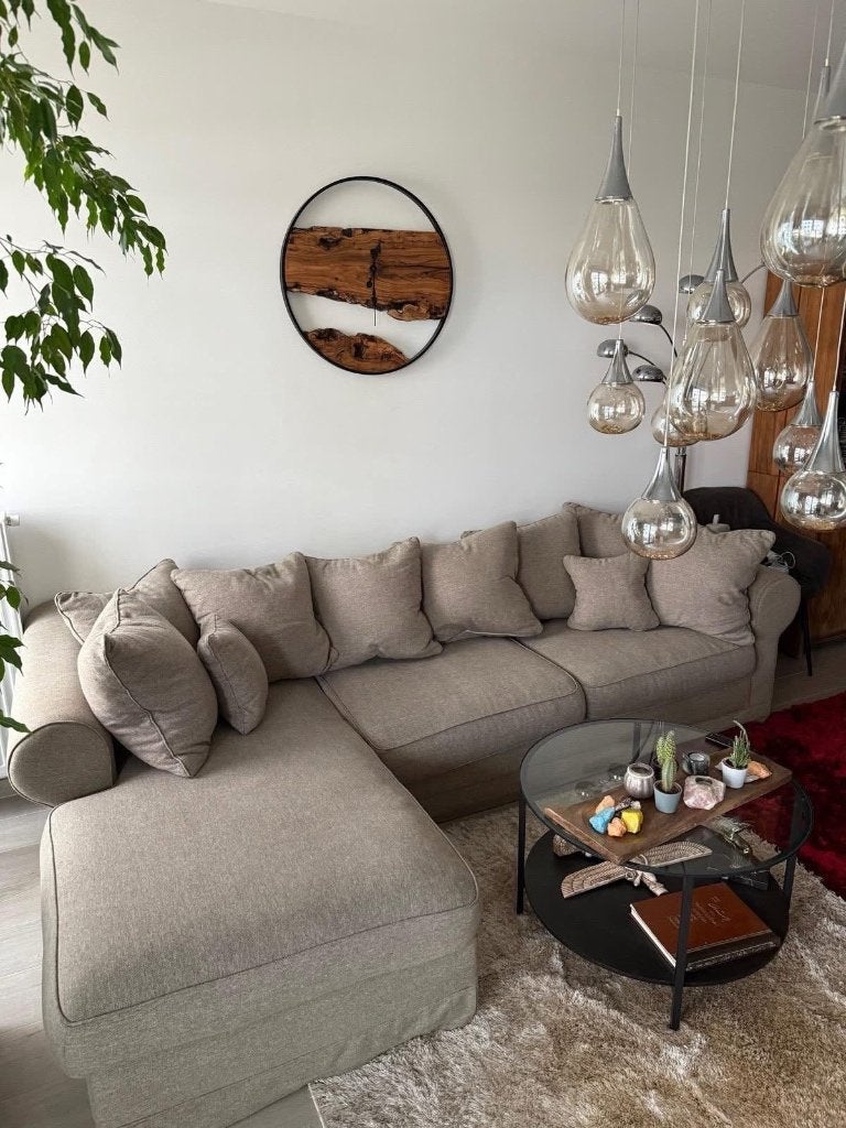 Fauteuil 3 places avec méridienne, Maison & Meubles, Trois personnes, Banc d'angle, Comme neuf, Enlèvement