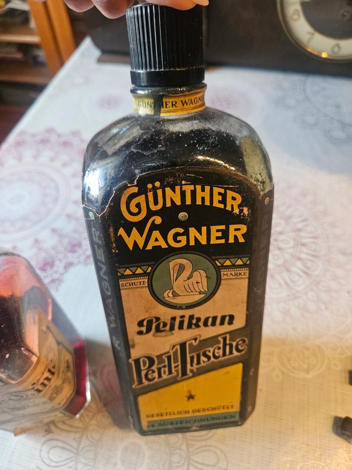 2 x bouteilles d'encres anciennes