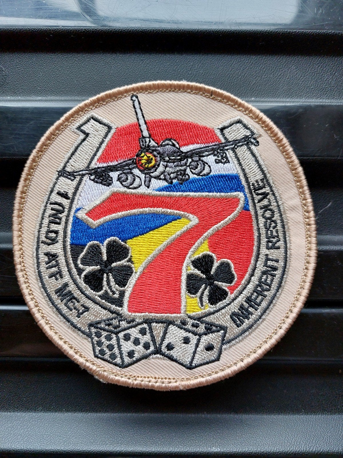 Patch Belgian Air Force ATFME 7 inherent resolve, Verzamelen, Militaria | Algemeen, Verzenden, Luchtmacht, Embleem of Badge