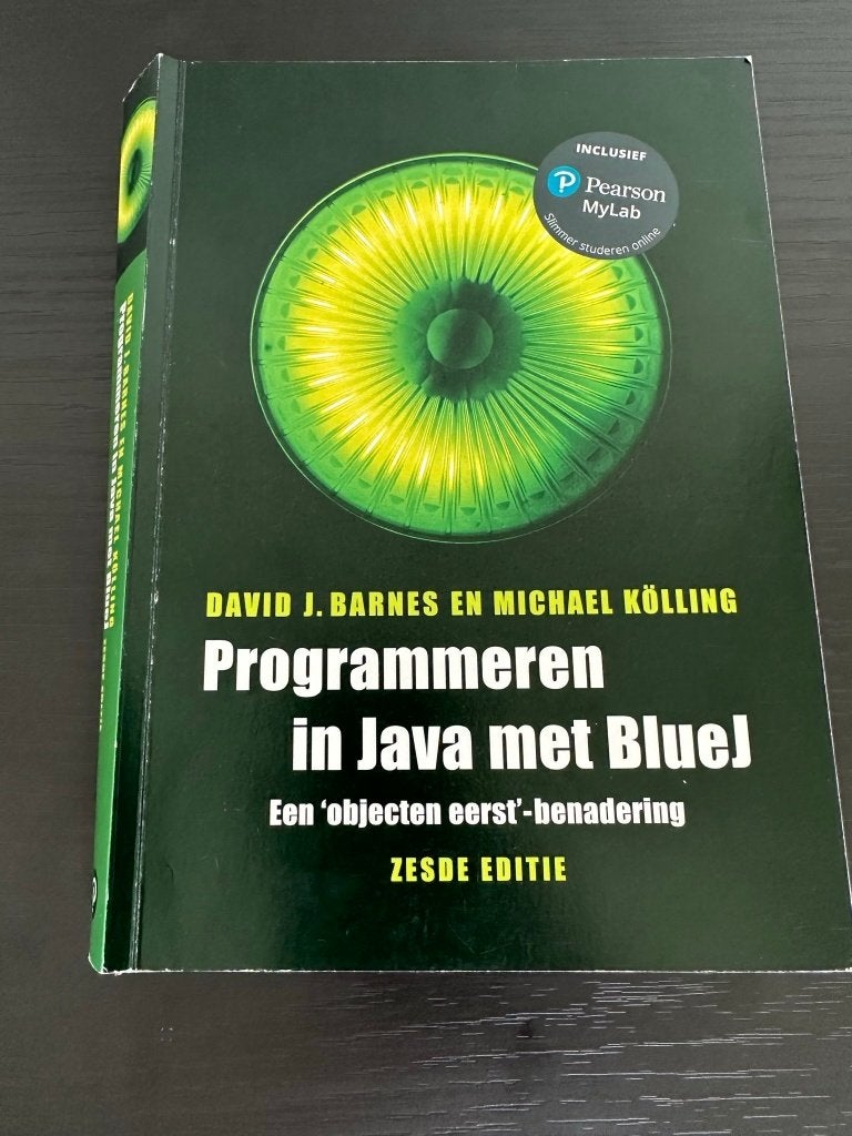 Programmeren in Java met BlueJ, Enlèvement, Utilisé