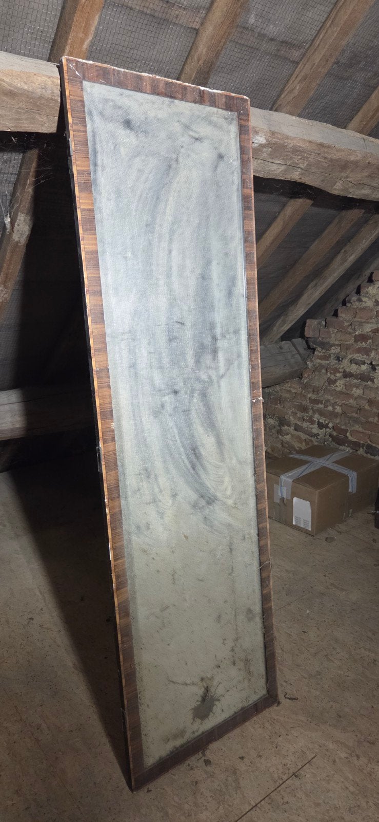 Ancienne porte de garde-robe avec miroir, Ophalen