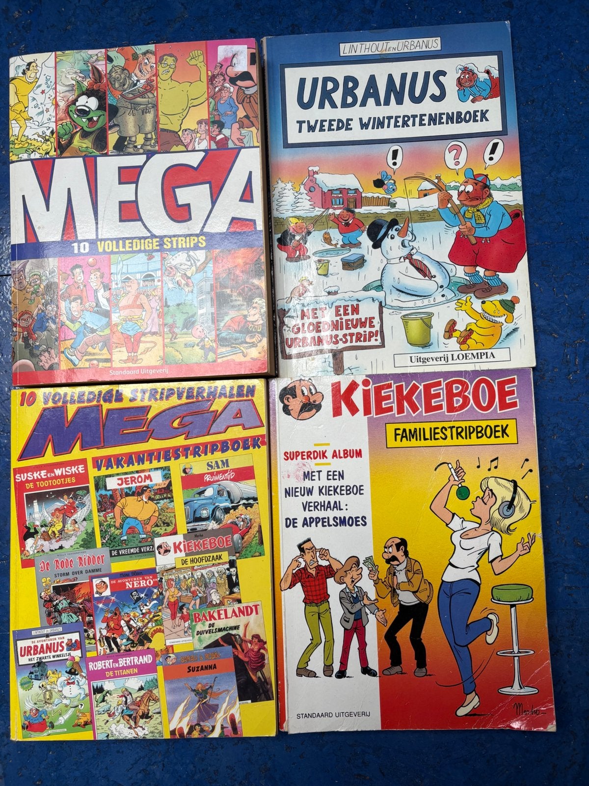 4 megastrips met 10 tallen strips, Ophalen, Zo goed als nieuw