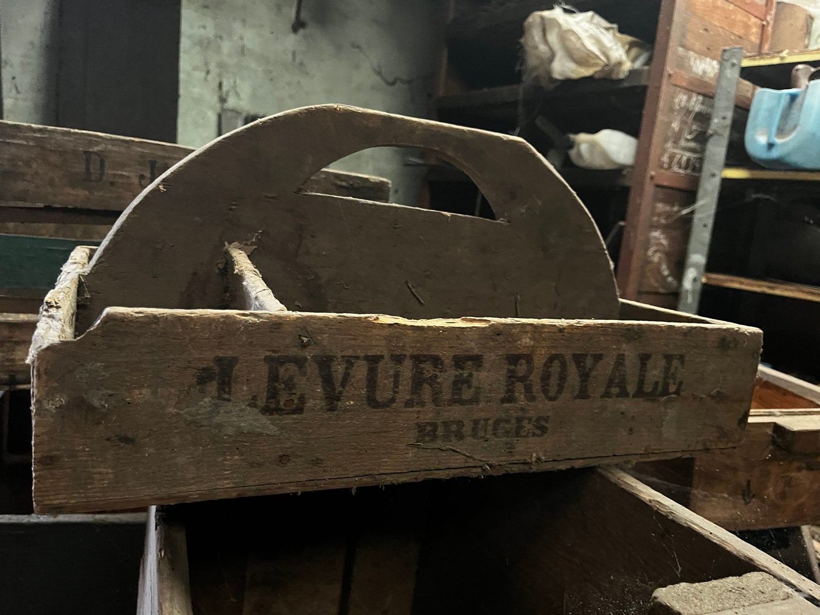 Levure Royale houten kist, Maison & Meubles, Enlèvement, Utilisé, Moins de 50 cm, 5 – 50