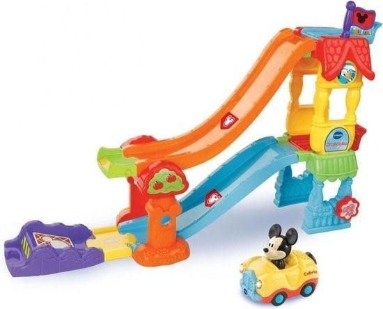 V - tech autobanen (3), Kinderen en Baby's, Ophalen of Verzenden, Gebruikt