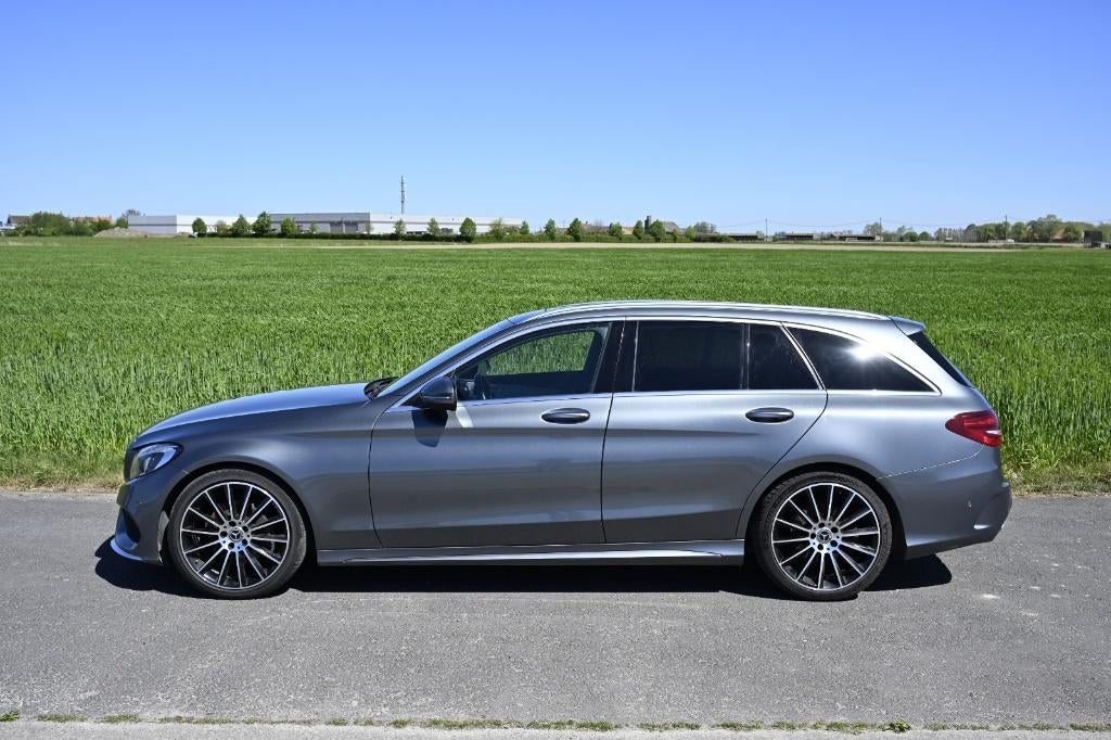 Mercedes-Benz C 220 AMG line, Auto's, Automaat, Achterwielaandrijving, 4 cilinders, Start-stop-systeem