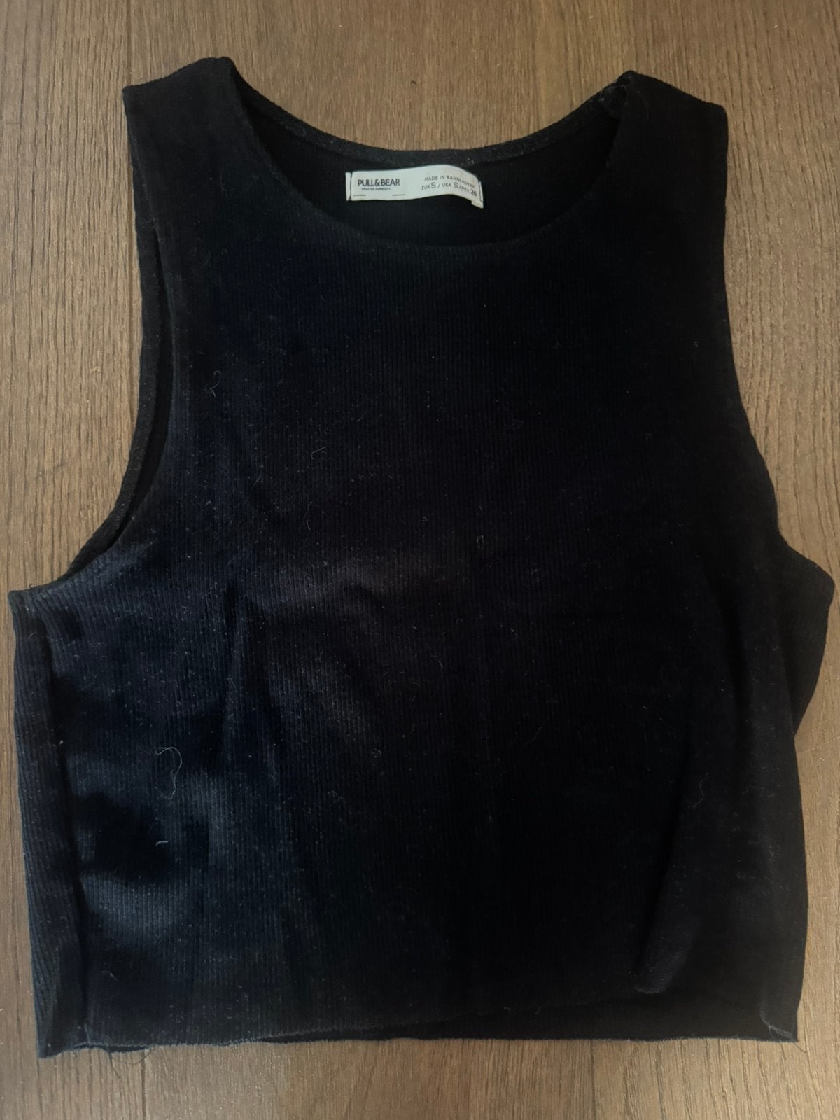 Crop top maat S, Zwart, Ophalen of Verzenden, Gedragen, Maat 36 (S)