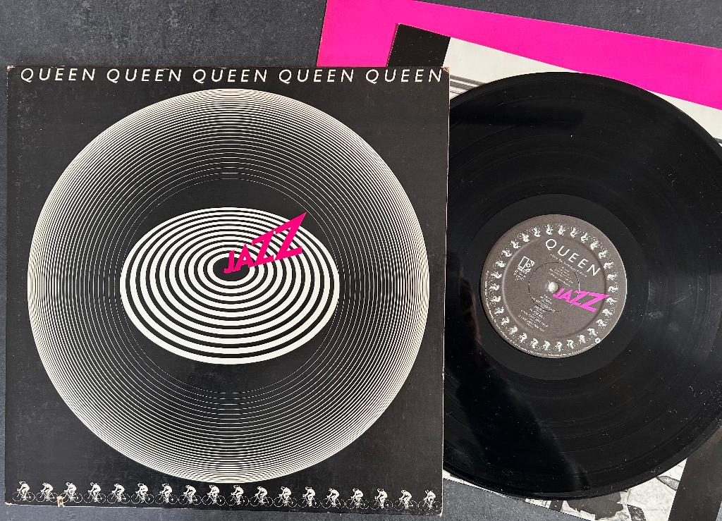 QUEEN - Jazz ( USA LP; w/poster ), Verzenden, 12 inch, Poprock, Inclusief binnenhoes