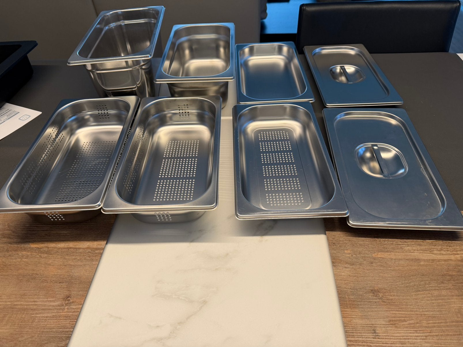 Miele stoomovenschalen, Ophalen, Zo goed als nieuw, Inox