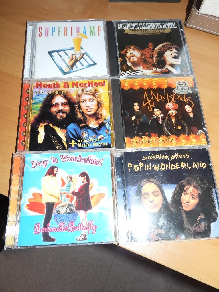 POP CD'S 70's/80's 6 STUKS, Enlèvement ou Envoi, Comme neuf