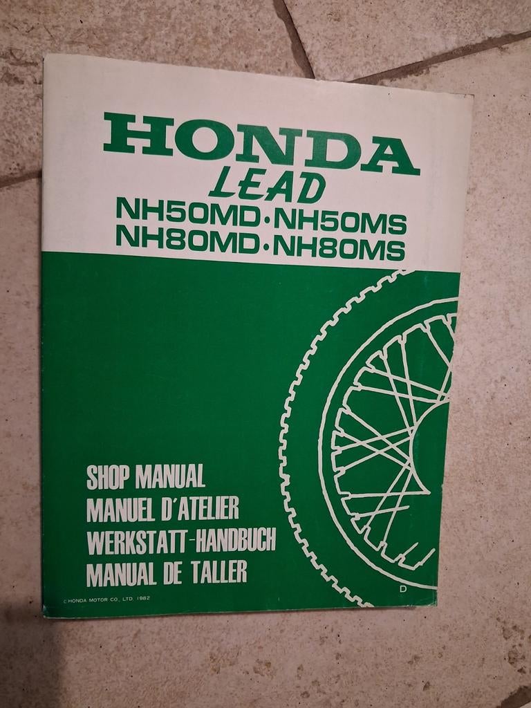 Honda lead handboek NH 50 NH 80, Ophalen of Verzenden