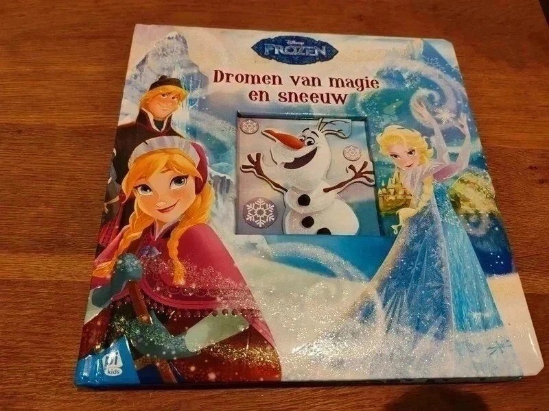 Leesboek frozen dromen van magie en sneeuw, Boeken, Ophalen of Verzenden, Zo goed als nieuw, Disney, Sprookjes