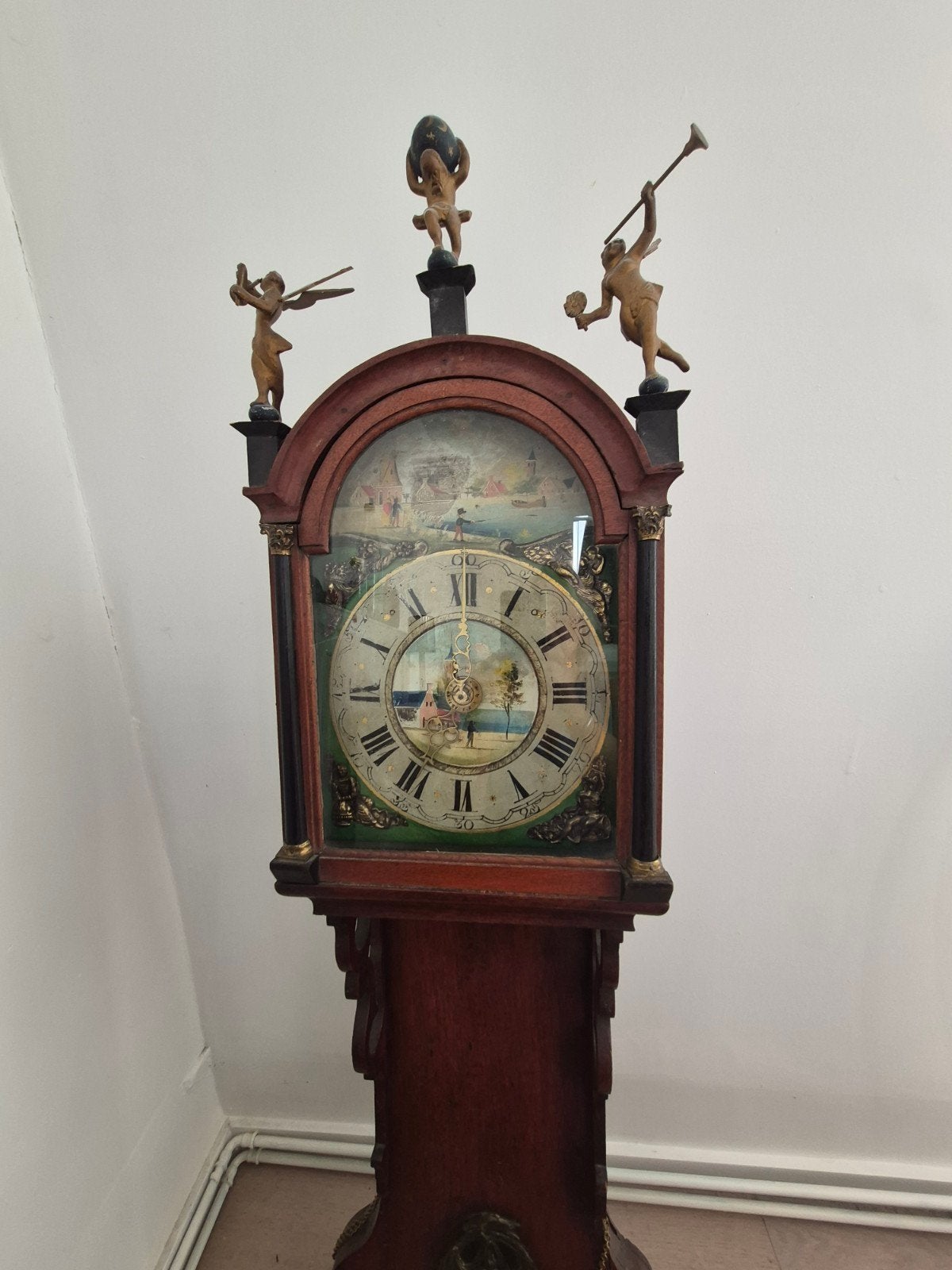 Antieke hangklok, Antiek en Kunst, Antiek | Klokken, Ophalen