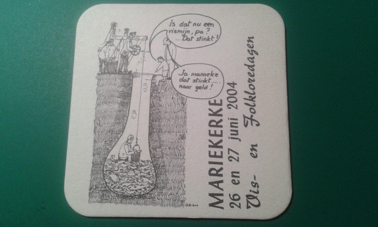 Tapis à bière Palm (Journées du poisson et du folklore), Collections, Enlèvement ou Envoi, Neuf, Palm
