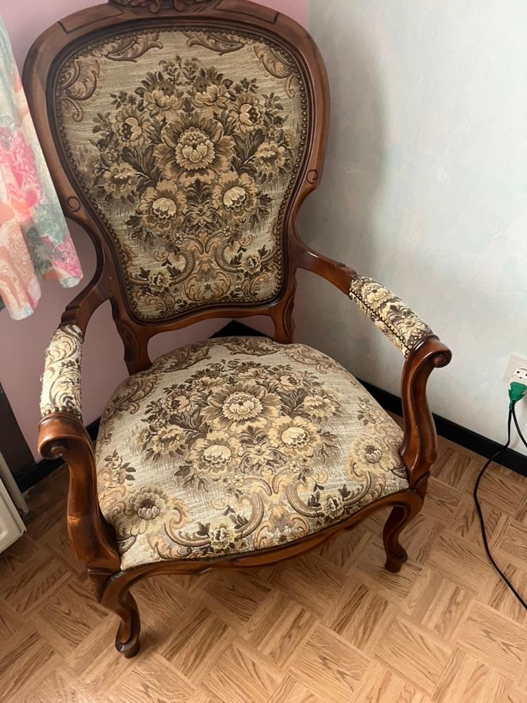 Vintage zetel/fauteuil barok, Ophalen