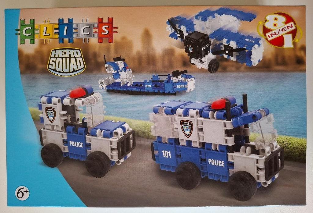 CLICS Hero Squad (Build & Play - volledig), Ophalen of Verzenden, Zo goed als nieuw