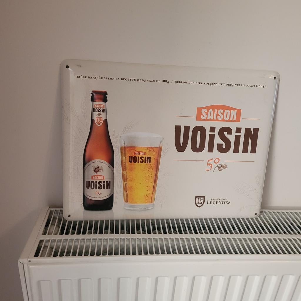 Metalen bierbord voor buren, Verzamelen, Ophalen of Verzenden