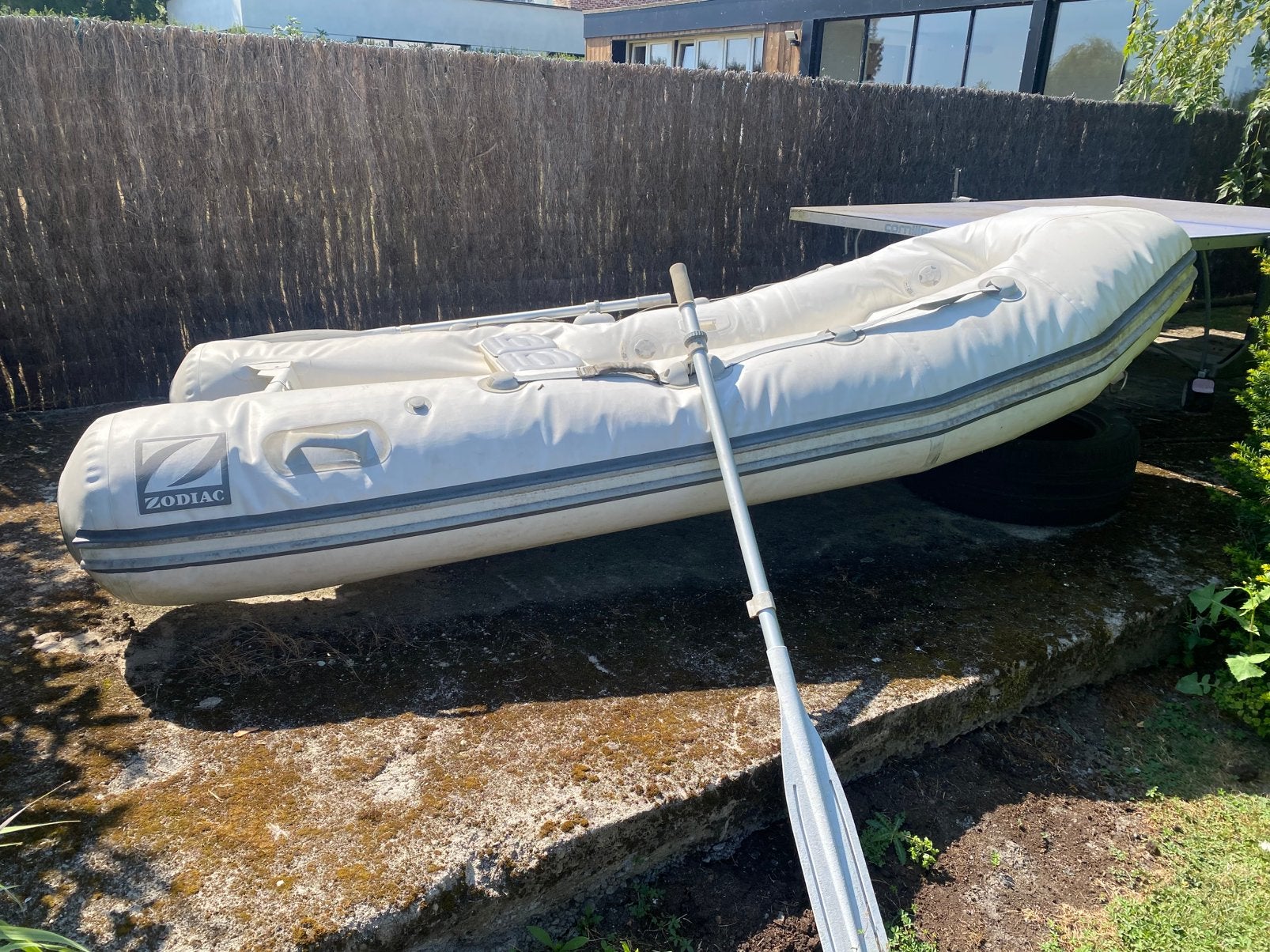 Zodiac cadet RIB 310 Mercury Sea Pro 2-takt, Watersport en Boten, Ophalen, Anker, Zo goed als nieuw, Buitenboordmotor