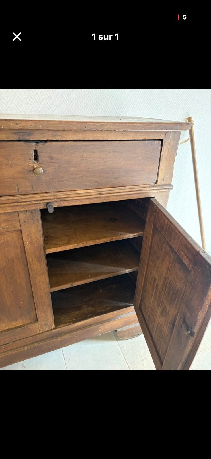Garderobe voor buffetten of lingerie, Ophalen, Gebruikt