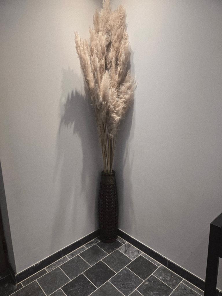 Rotan bamboe grote vaas, Ophalen, Overige materialen, Overige kleuren, 50 tot 75 cm
