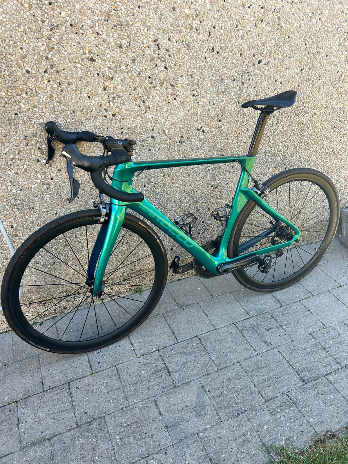 Racefiets full carbon met carbon wielen, Enlèvement, Comme neuf, Carbone