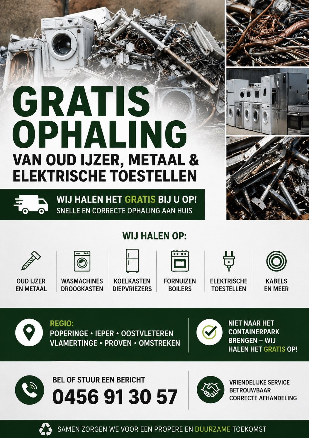 Gratis ophaling, Ophalen