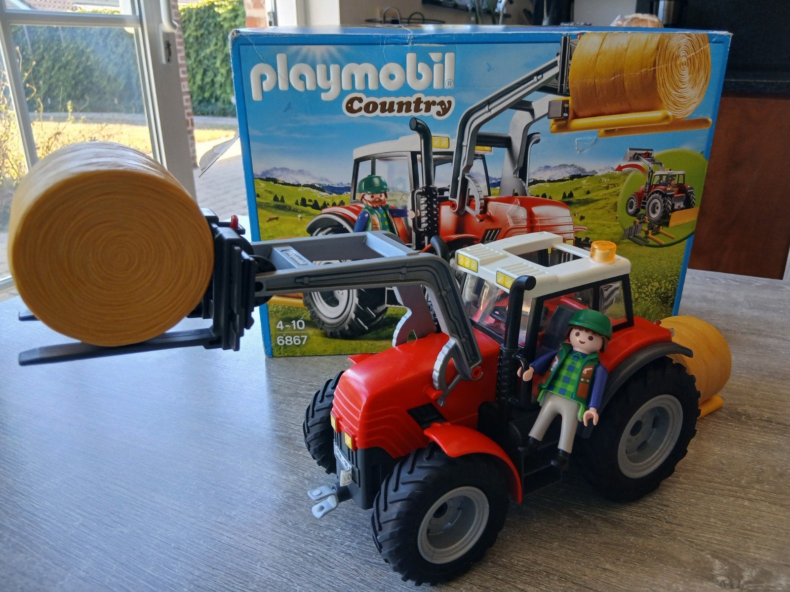 Grote Tractor van Playmobil (+extra sets) - 6867, Kinderen en Baby's, Speelgoed | Playmobil, Ophalen, Country