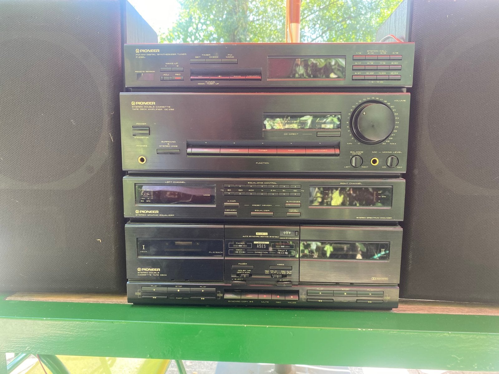Pioneer hifi soundsystem met speakers, TV, Hi-fi & Vidéo, Lecteurs DVD, Enlèvement, Utilisé, Pioneer