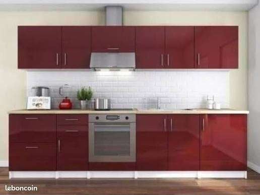 Portes cuisine Kallarp rouge bordeau brillantes 60x100, Moins de 25 cm, Enlèvement, 50 à 100 cm, 100 à 150 cm