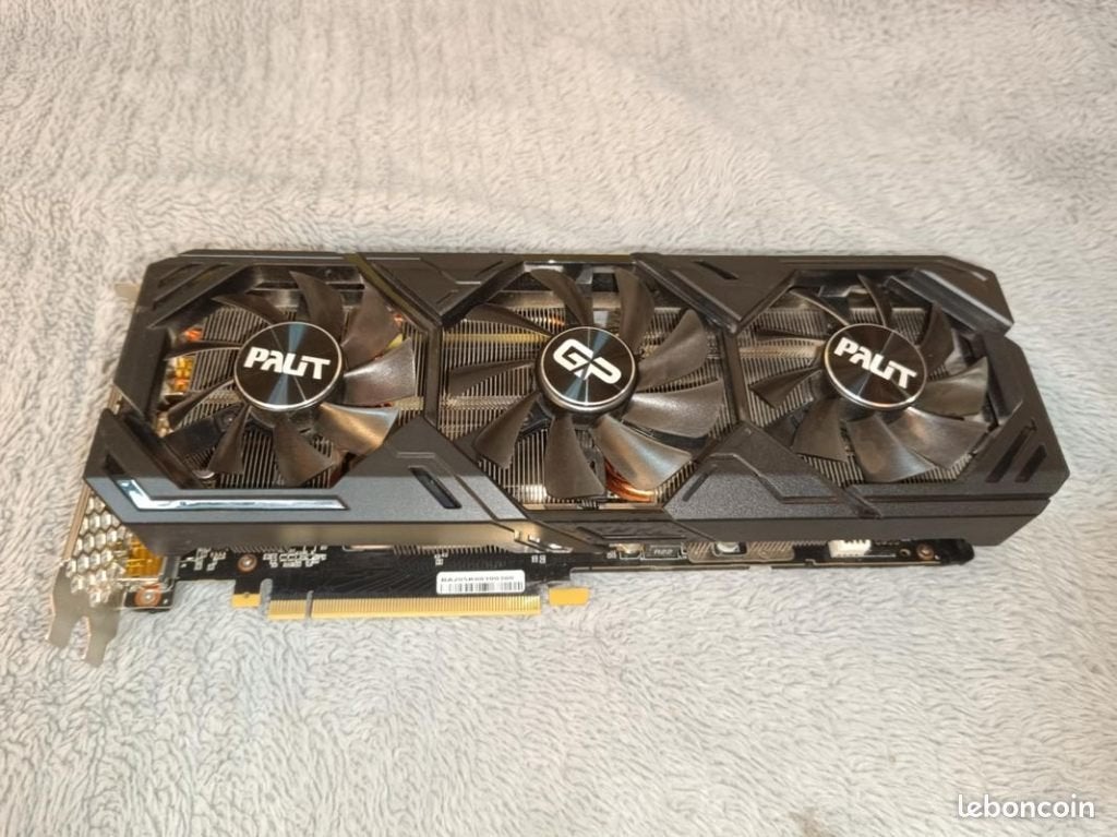 RTX 2070 Super PALIT GamingPro grafische kaart, Computers en Software, Ophalen, PCI-Express 3, GDDR6, Zo goed als nieuw