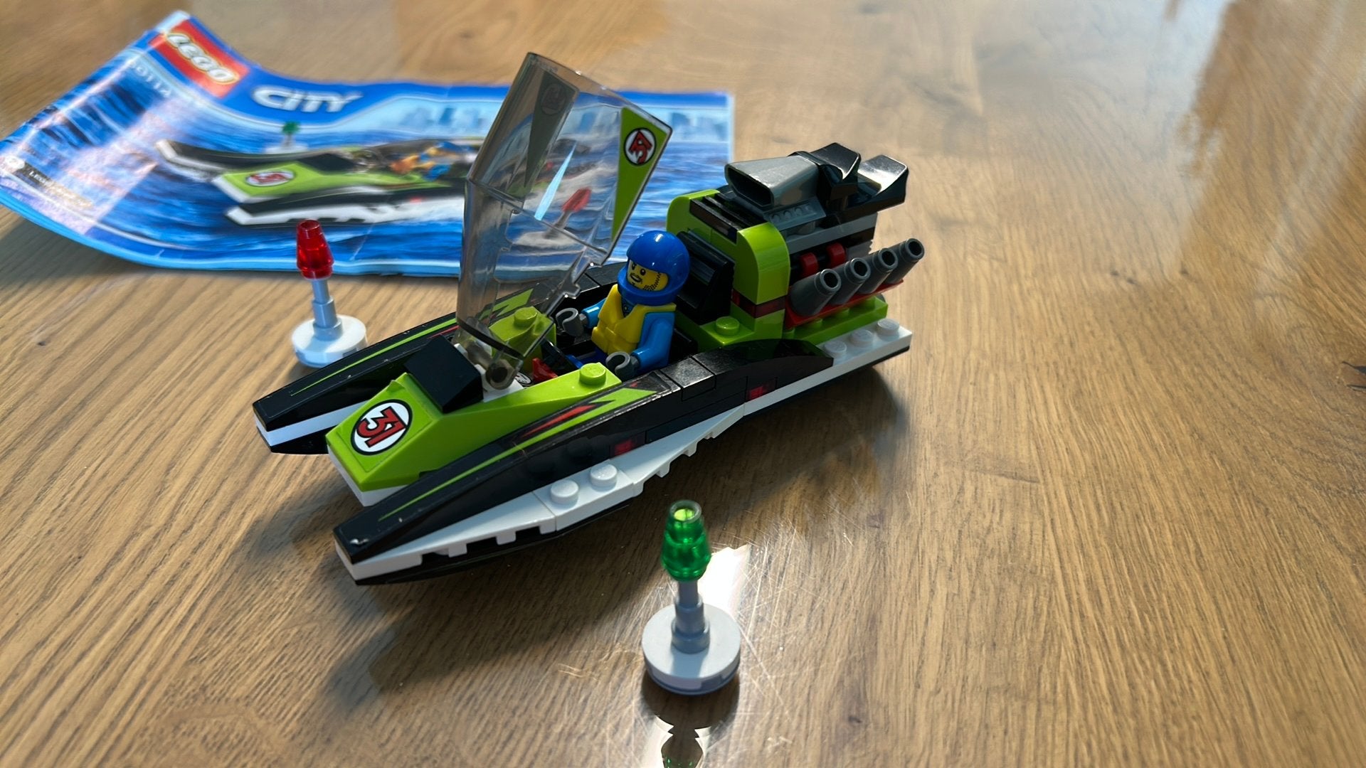 Lego city 60114  speedboat, Ophalen, City, Lego, Zo goed als nieuw