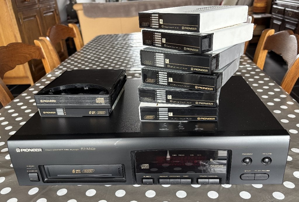 Lecteur CD audio à chargeur 6 CD, TV, Hi-fi & Vidéo, Lecteurs CD, Enlèvement, Comme neuf, Pioneer, Changeur