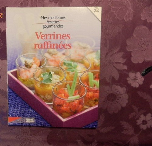 (52) -verrines raffinées, Enlèvement ou Envoi, Comme neuf, Femme actuelle, Europe