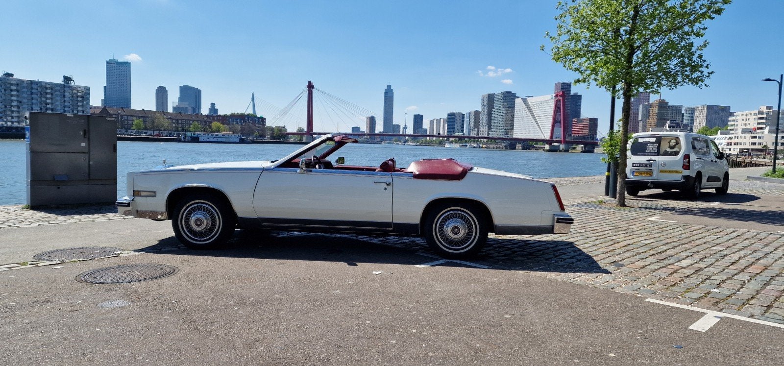 Cadillac Eldorado 1984 Wit, Auto's, Wit, Eldorado, Particulier, 1740 kg