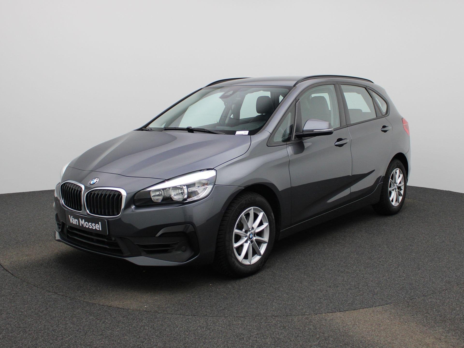 BMW 2 Reeks Active Tourer 218i Leer | LMV | Automaat | Cruis, Auto's, BMW, Zwart, 136 pk, Bedrijf, 3 cilinders