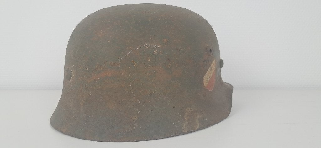 M35 Stahlhelm allemand WWII — Authenticité à évaluer, Collections, -, Armée de terre, -, Casque ou Béret