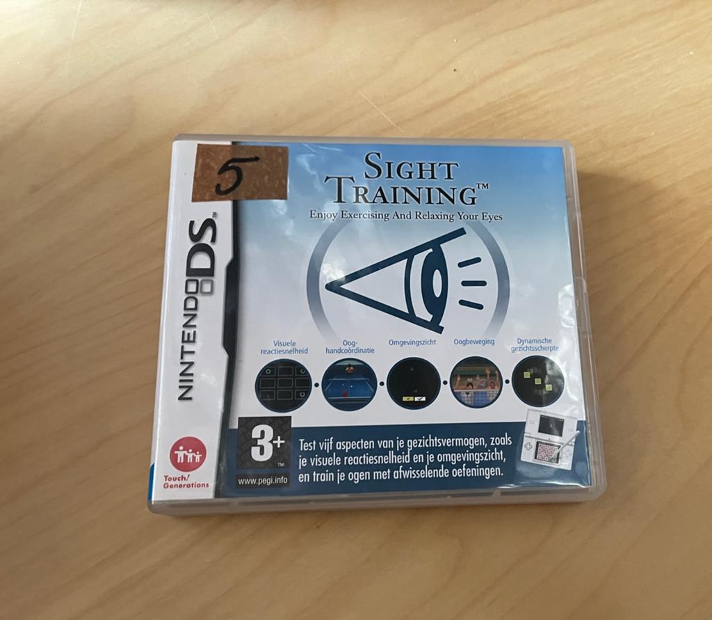 Nintendo ds sight training, Games en Spelcomputers, Games | Nintendo DS, Zo goed als nieuw, Puzzel en Educatief, Ophalen