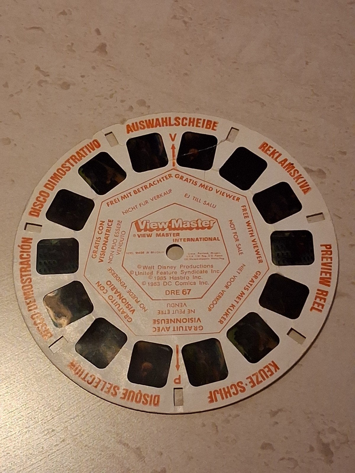 View-master : DRE-67, Verzenden