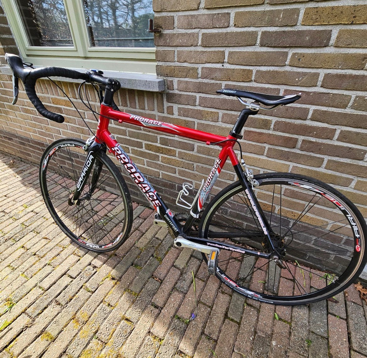 Koersfiets prorace warrior zwart rood, Ophalen, Zo goed als nieuw, 20 inch, Versnellingen