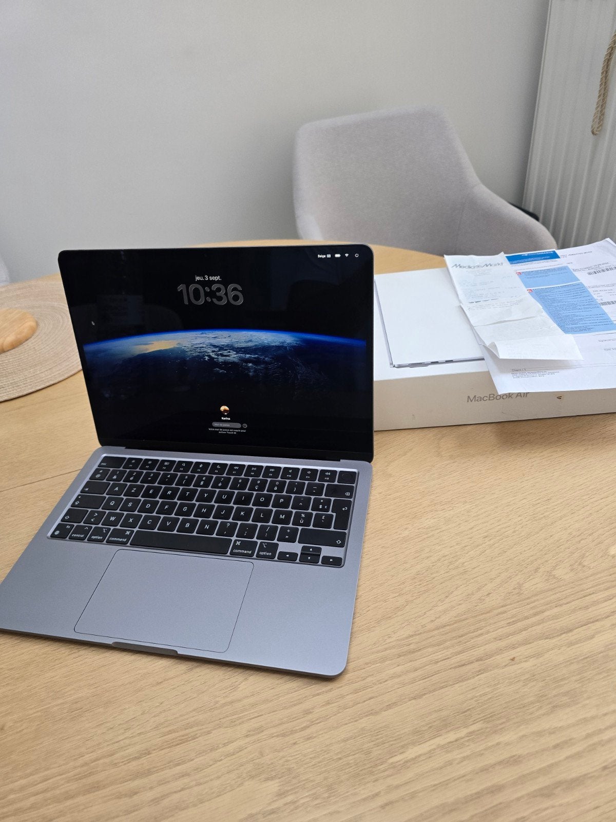 Apple MacBook Air M2 – 8 Go / 256 Go, Informatique & Logiciels, Enlèvement, MacBook