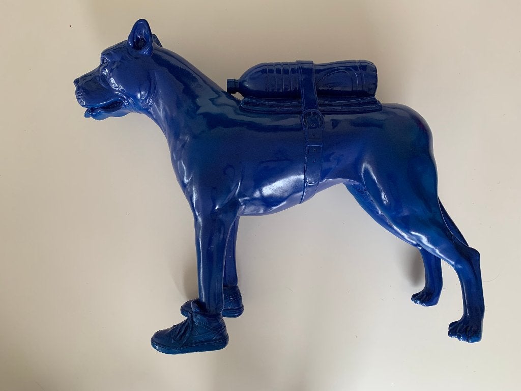 William Sweetlove - grote sculptuur - Dogo Argentino, Antiquités & Art, Art | Sculptures & Bois, Enlèvement, Statue