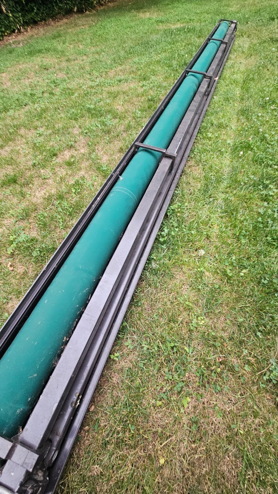 zonnewering luifel 4m, Tuin en Terras, Zonneschermen, Ophalen, Gebruikt, 250 cm tot 450 cm, Knikarmscherm