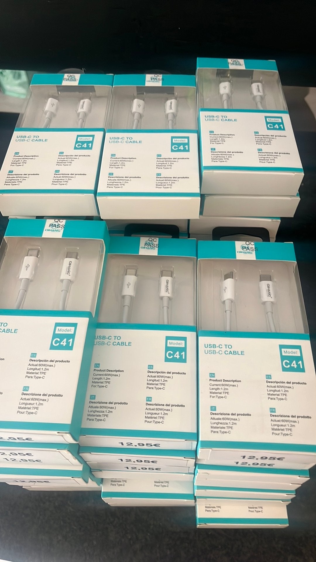 Lot revendeur de 50 cables usb c, Enlèvement, Comme neuf