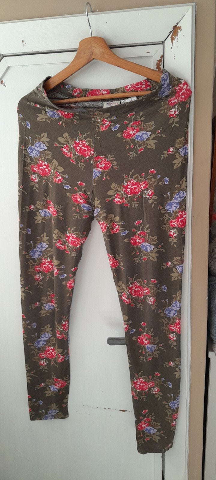 Stretch legging large Casuel, Kleding | Dames, Legging, Bruin, Ophalen of Verzenden, Casual