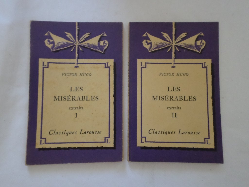 Boek Les Misérables — Fragmenten 1 en 2 Victor Hugo 1950, Ophalen of Verzenden, Gelezen, Victor Hugo
