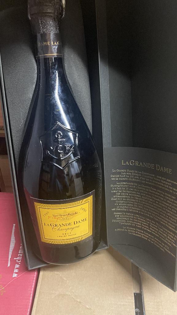 champagne VEUVE CLICQUOT LA GRANDE DAME 1990!!!!, Ophalen of Verzenden, Champagne
