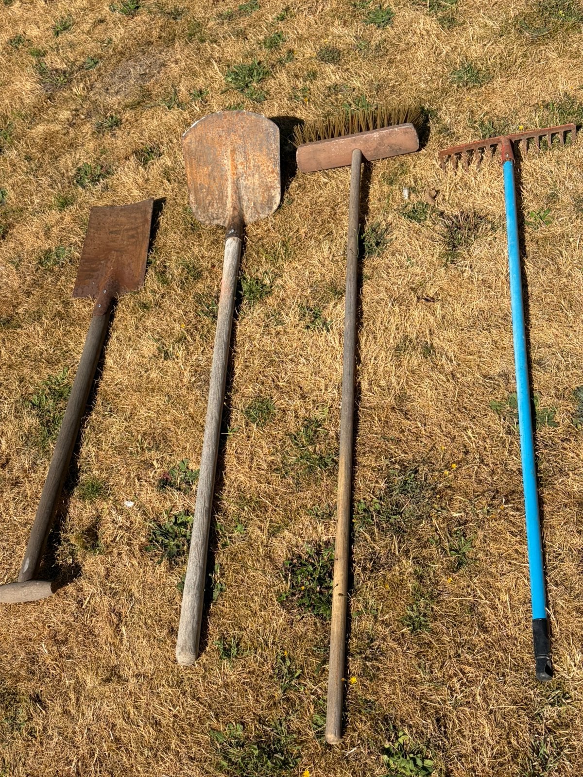 4 stuks lot: tuingereedschap, Tuin en Terras, Ophalen, Gebruikt