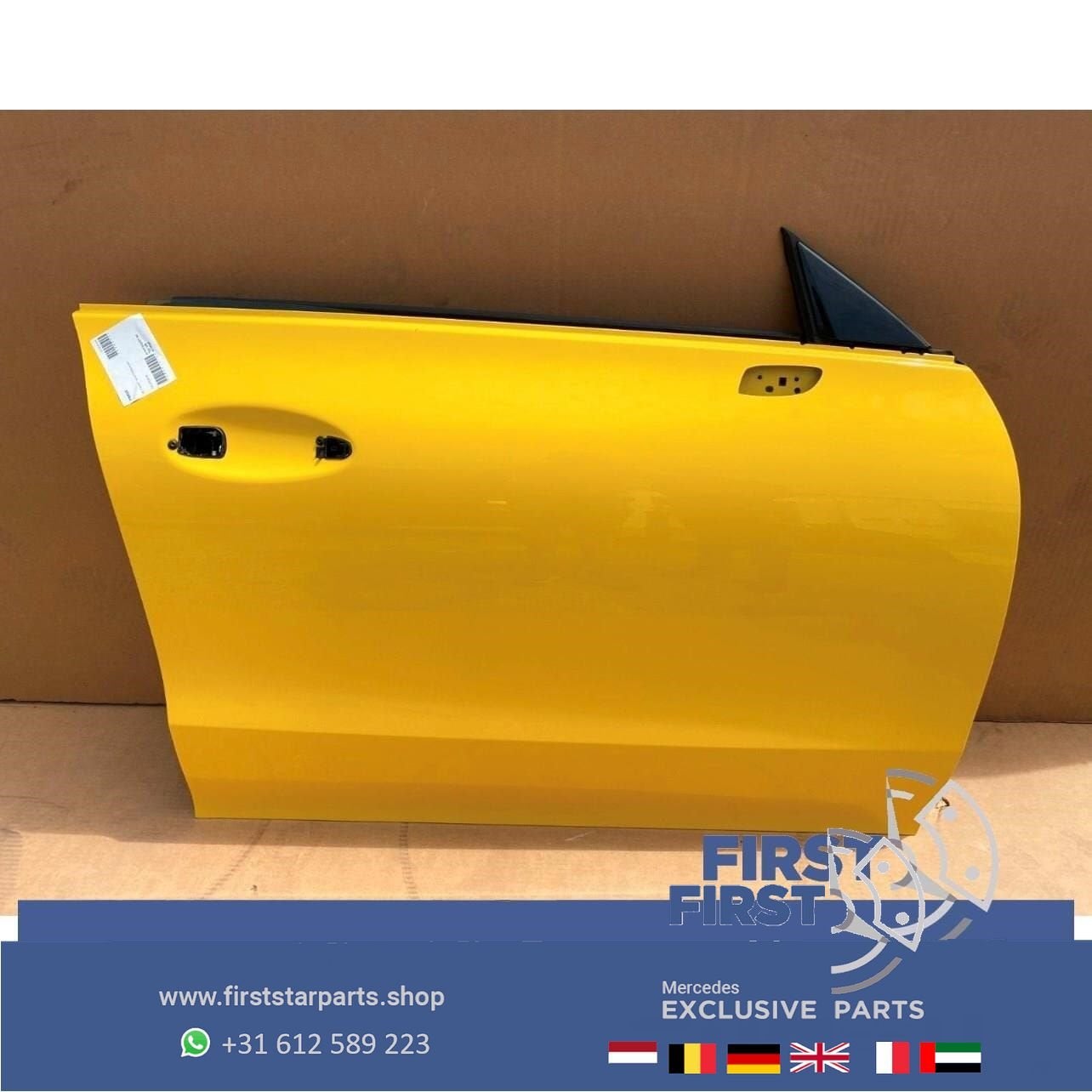 W118 C118 X118 CLA DEUR PORTIER GEEL COMPLEET RECHTSVOOR Mer, Auto-onderdelen, Gebruikt, -, Deur, Ophalen of Verzenden