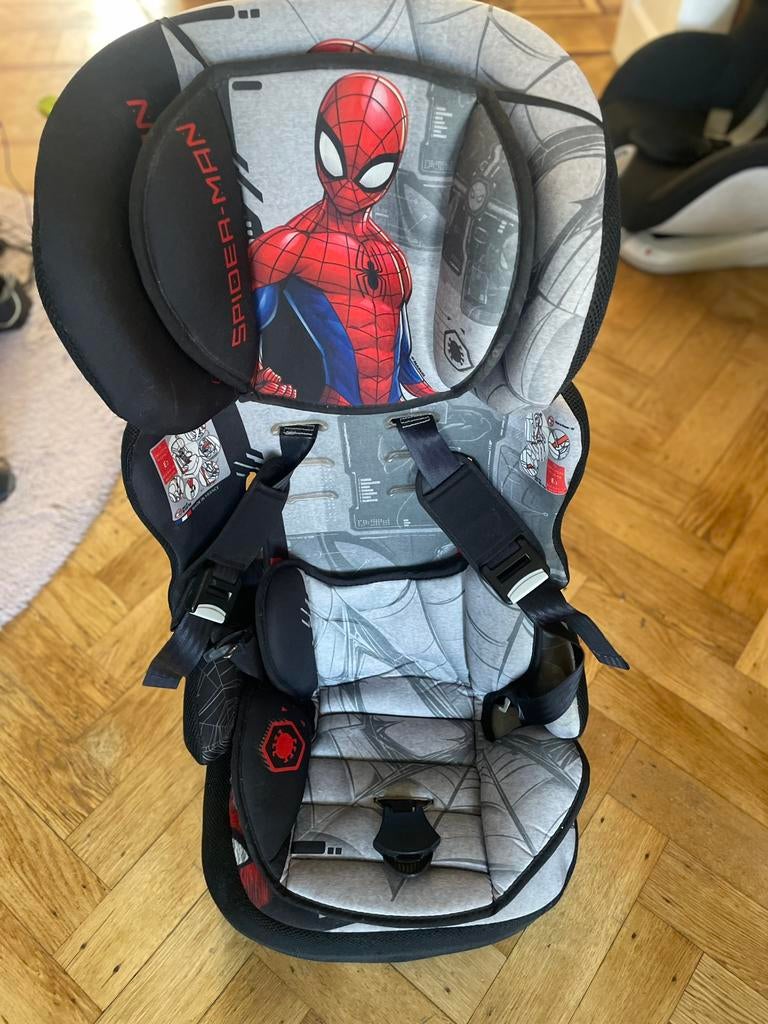 Siege auto Spiderman, Kinderen en Baby's, Ophalen, Gebruikt