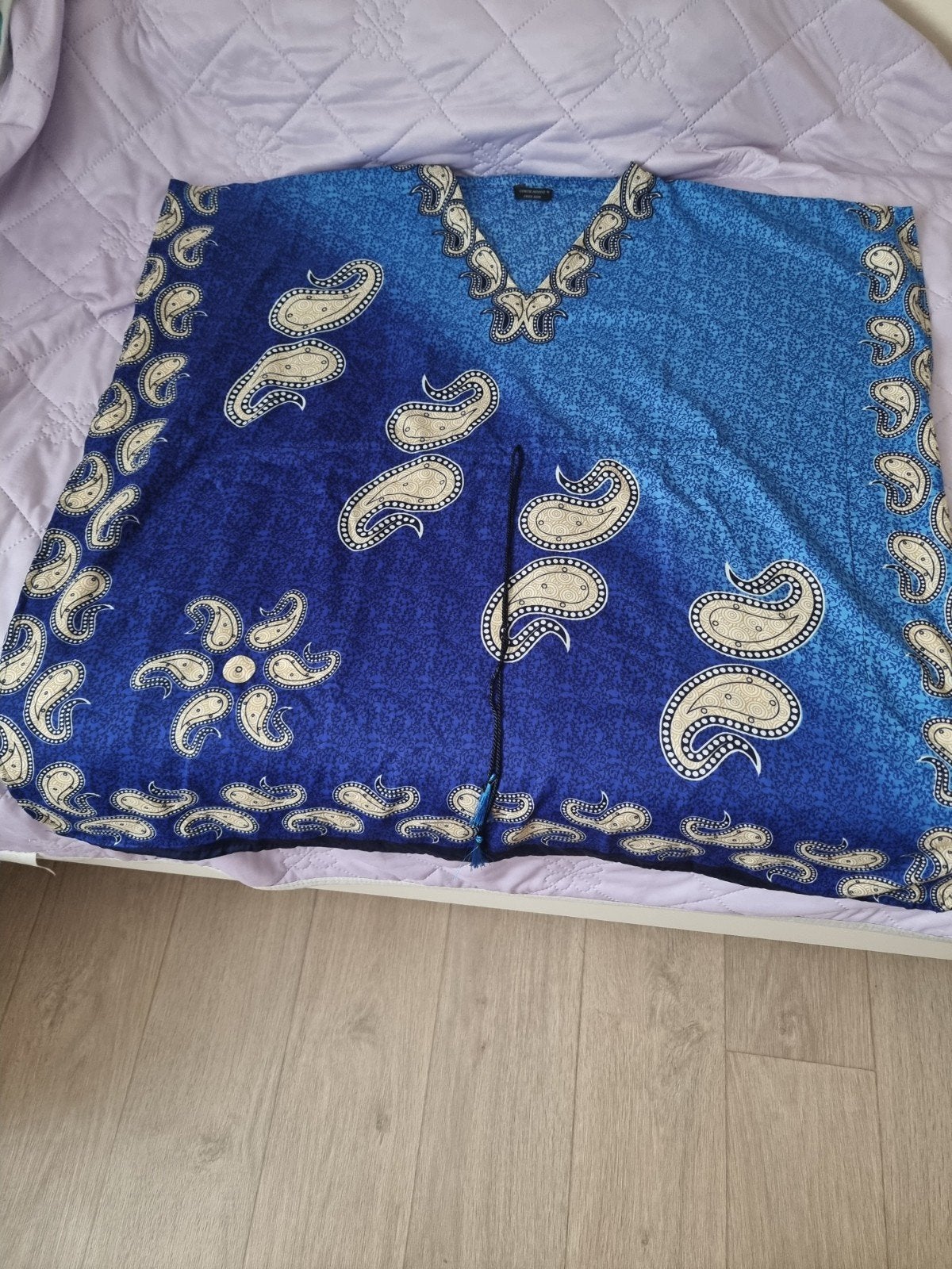 Nieuw nooit gedragen enkel gewassen! Prachtige blauwe tuniek, Kleding | Dames, Grote Maten, Corte Hindú, Ophalen of Verzenden
